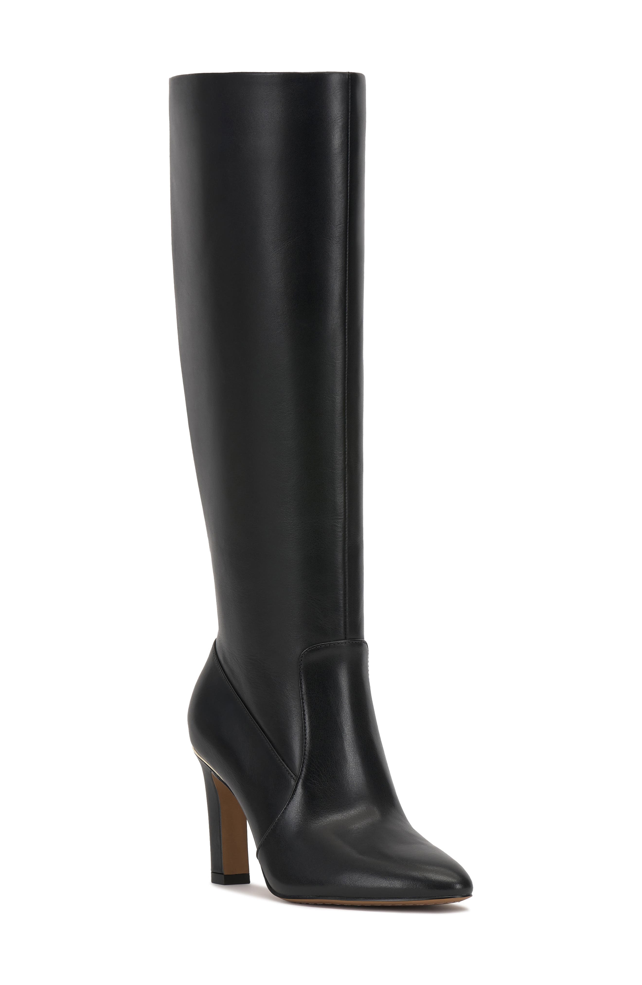 Vince Camuto Gylina Knee High Boot, Main, color, Black