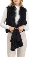 GORSKI Select Cashmere And Merino Wool Blend Vest With Select Genuine Shearling Trim