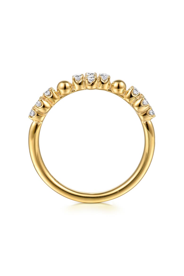 14k Gold Diamond Stackable Ring, Alternate, color, 14K YELLOW GOLD