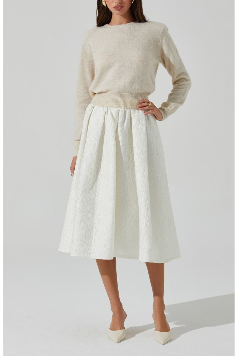 Kiran Crewneck Sweater, Alternate, color, IVORY