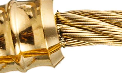Eye Candy Los Angeles Jilber Titanium Wire Wrap Bracelet In Gold