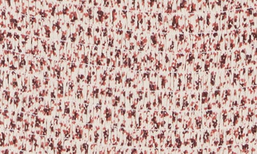 Treasure & Bond Smocked Sleeveless Midi Dress In Ivory D- Rust Garden Dot