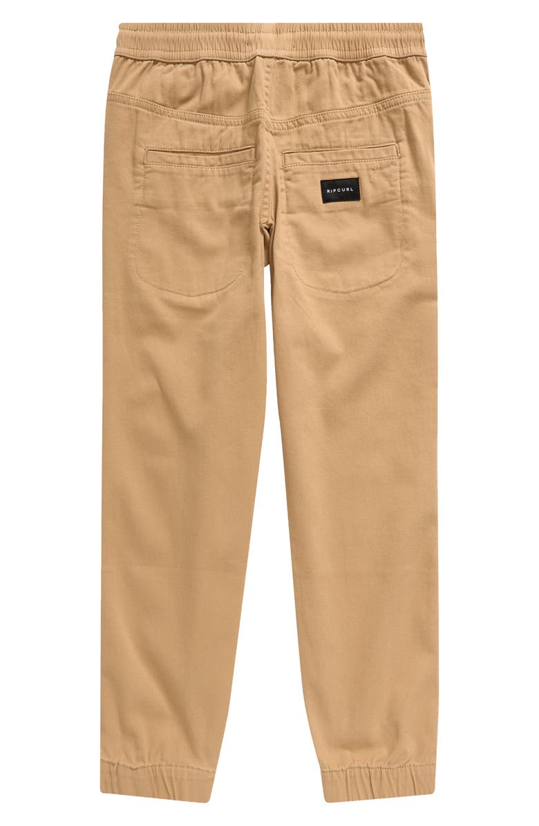 Rip Curl Kids' Epic Stretch Twill Joggers, Alternate, color, Khaki