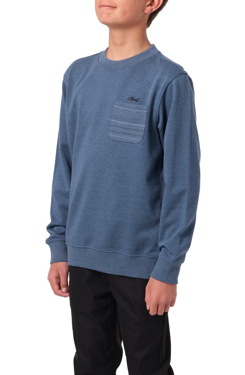 O'Neill Kids' Bavaro Pocket Sweatshirt, Alternate, color, Midnight Navy