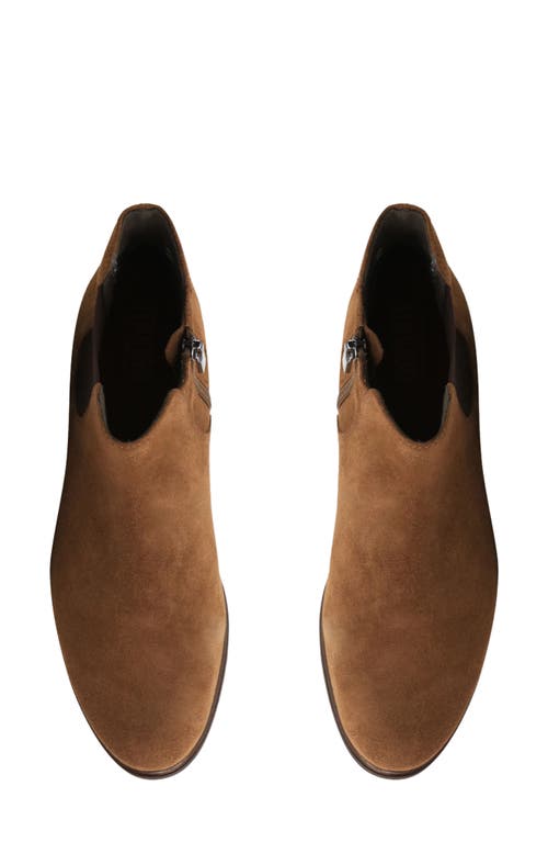 Munro Leighton Chelsea Boot In Brown Suede