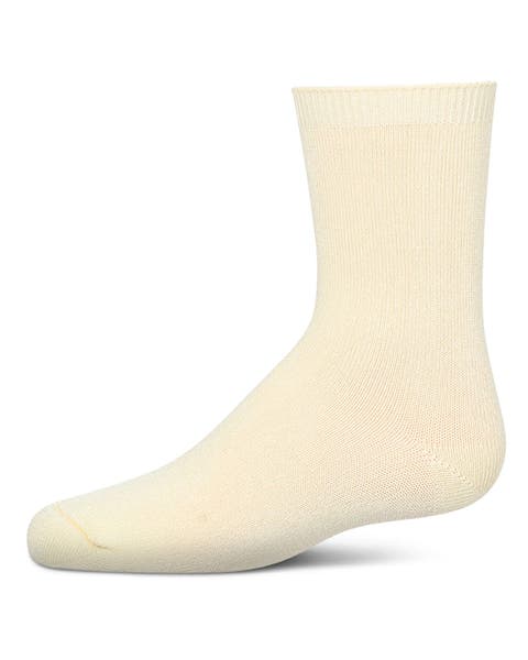 Kid's Basic Soft Rayon Crew Socks (Baby, Toddler, Little Kid & Big Kid)