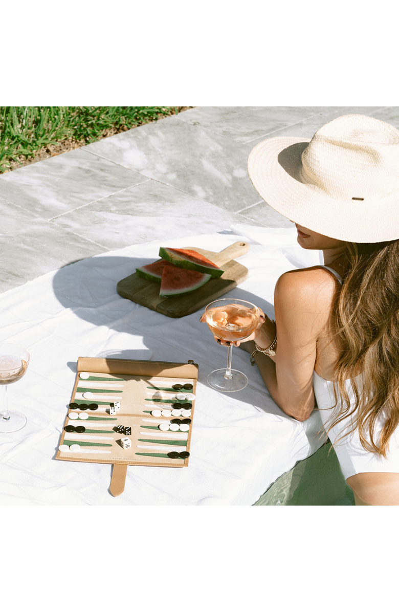 Throwing Doubles Travel Backgammon Board - Mexico, Alternate, color, Mexico