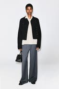 COS Wool-Blend Wide-Leg Pants