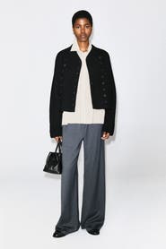 COS Wool-Blend Wide-Leg Pants