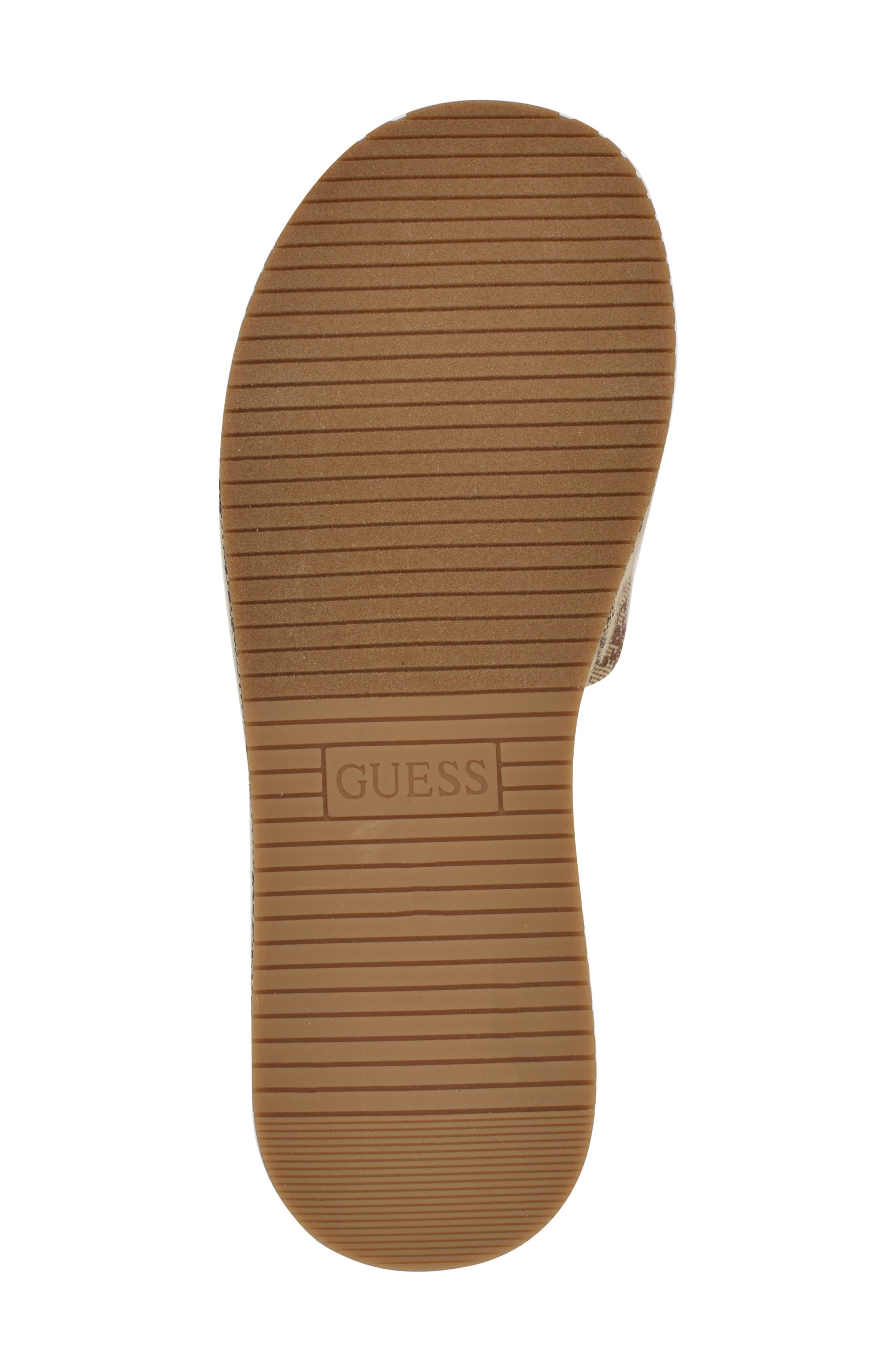 Bintai Platform Wedge Slide Sandal, Alternate, color, BROWN