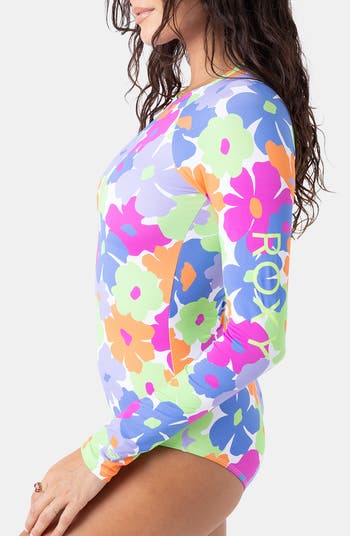California Dreamin' Long Sleeve One-Piece Rashguard Swimsuit