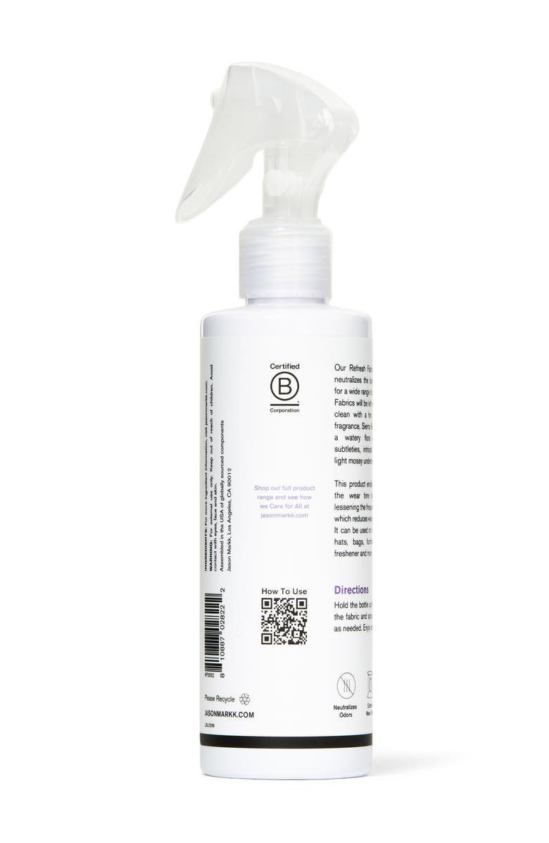 Jason Markk Refresh Deodorizer Spray, Alternate, color, White