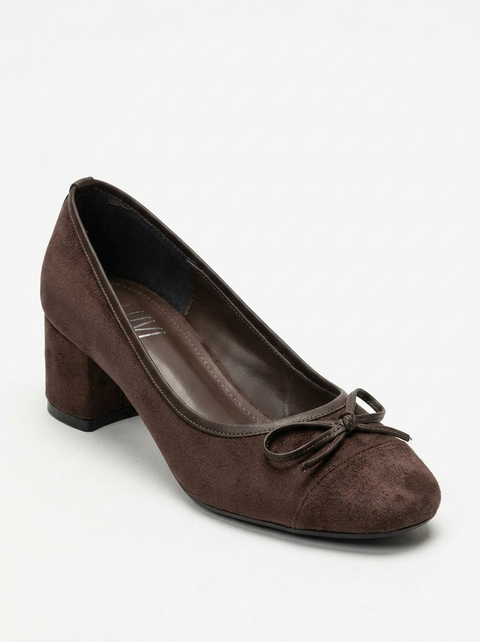 Leslie Block Heel Pump