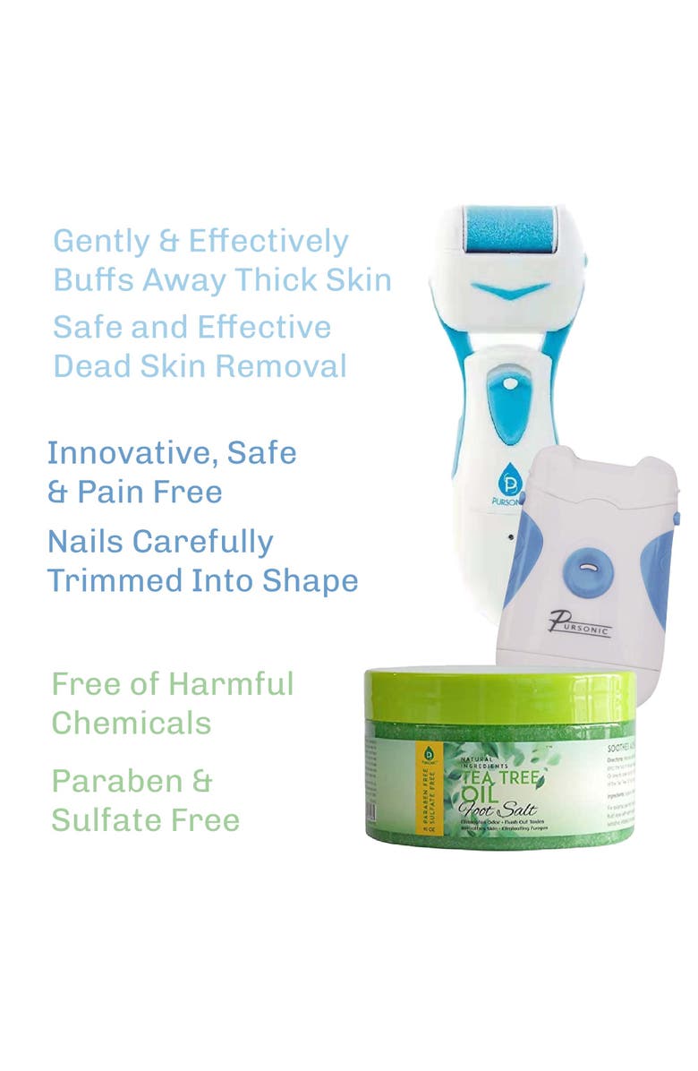PURSONIC Nail Care & Foot Spa Bundle, Alternate, color, Blue