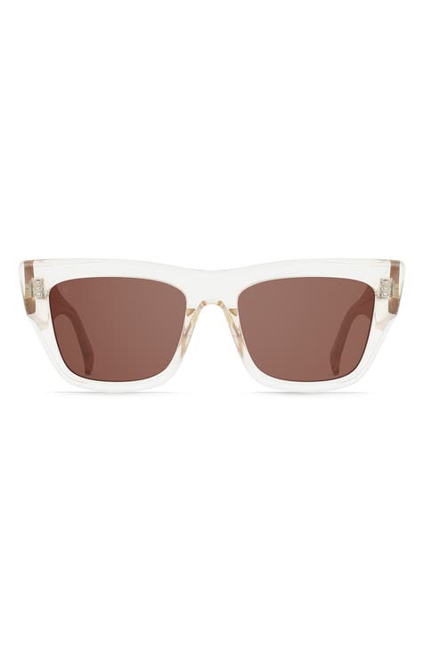 Marza 53mm Square Sunglasses