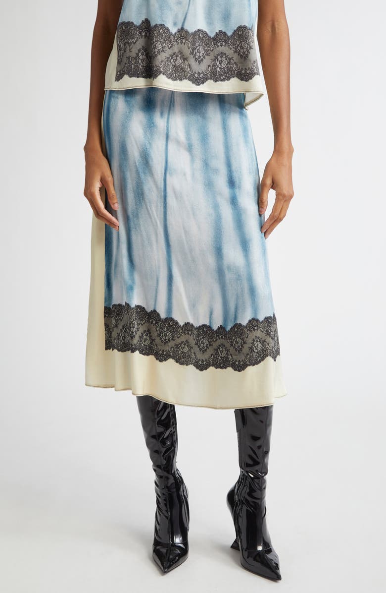 DIESEL<sup>®</sup> O-Neiric Trompe L'Oeil Midi Skirt, Main, color,