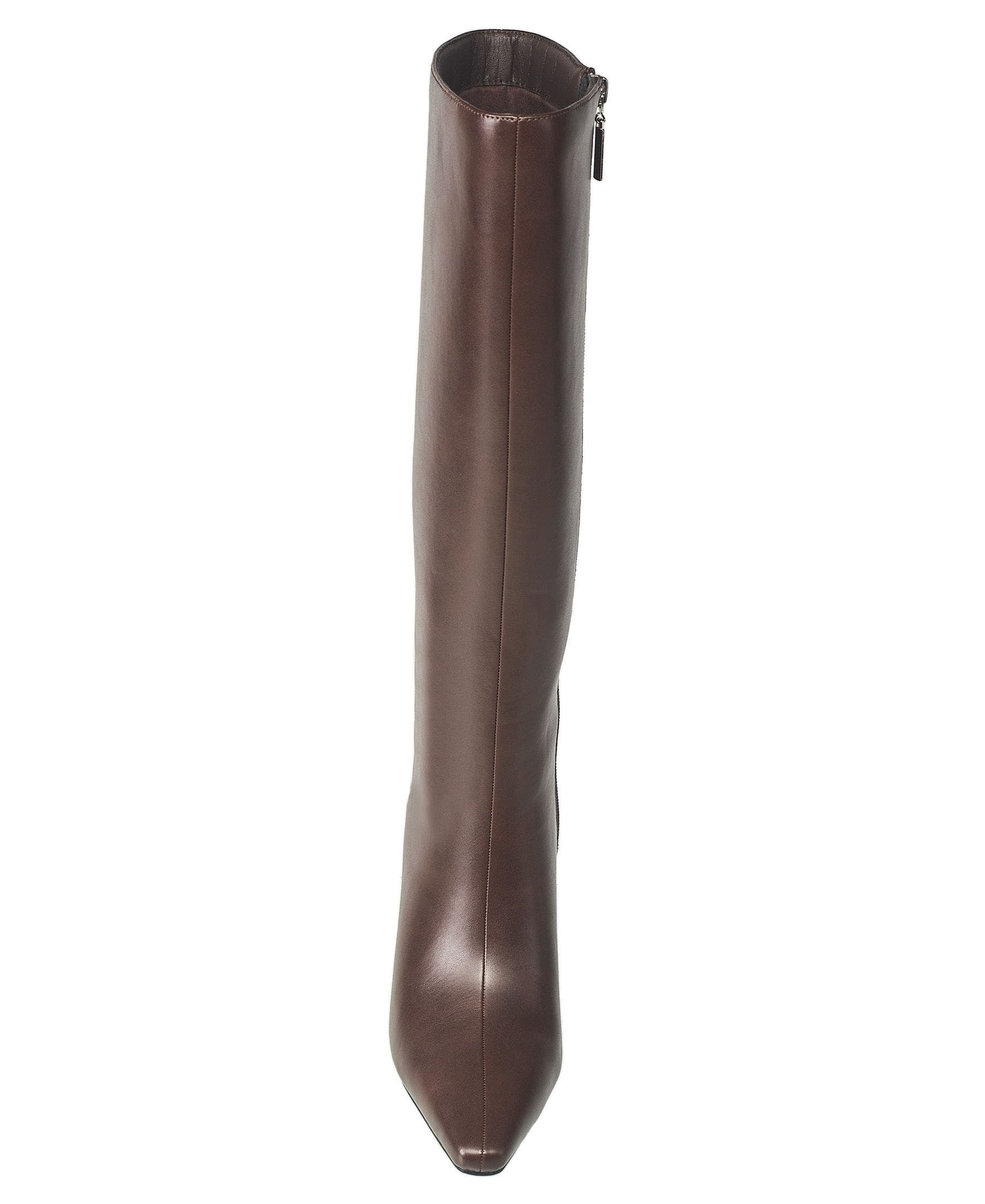 Becky Kitten Heel Boot, Alternate, color, Chocolate