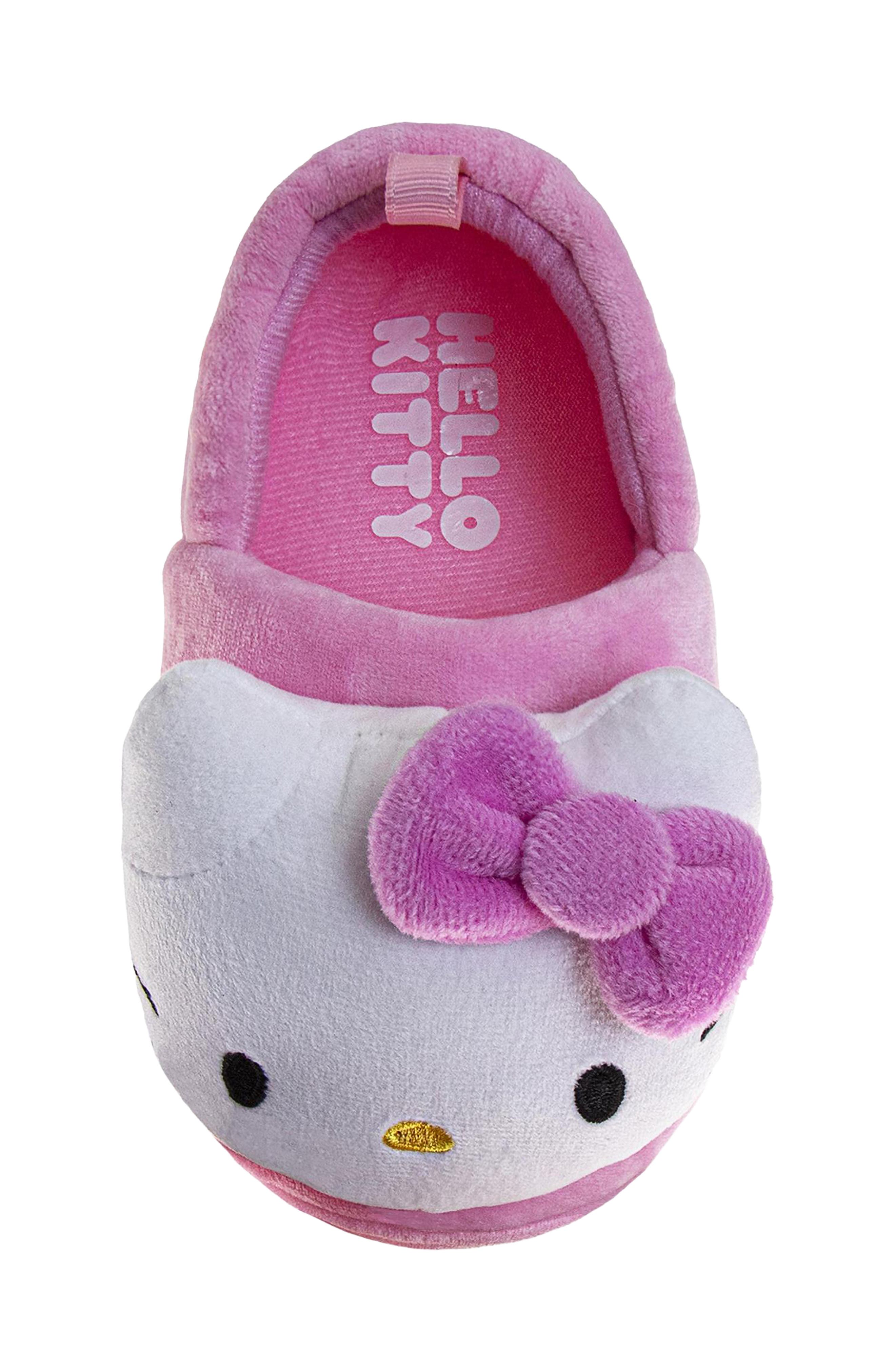 Kids' Hello Kitty Slipper, Alternate, color, WHITE/ PINK