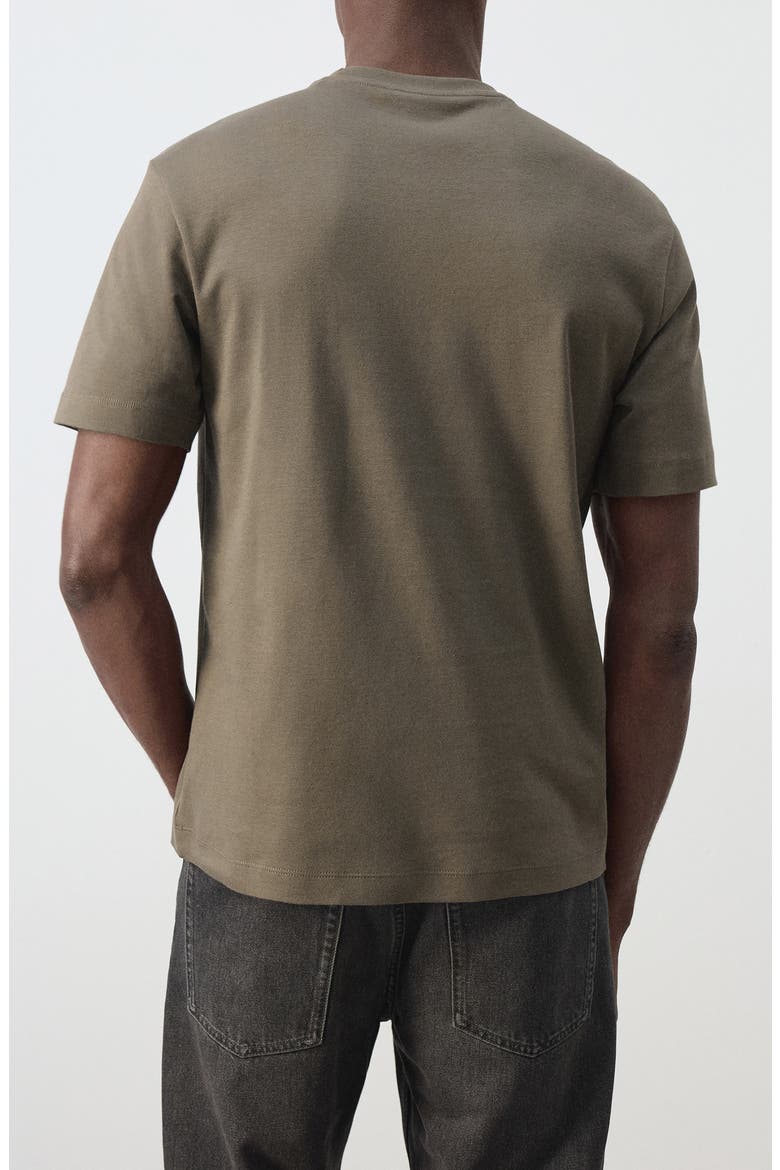 Regular Fit Cotton Crewneck T-Shirt, Alternate, color, MEDIUM GREEN