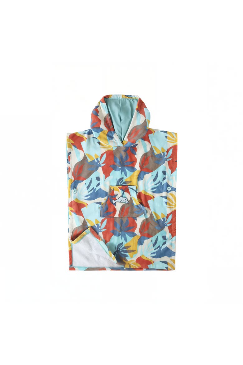 Baby Hooded Beach Poncho, Main, color, Beach Picasso