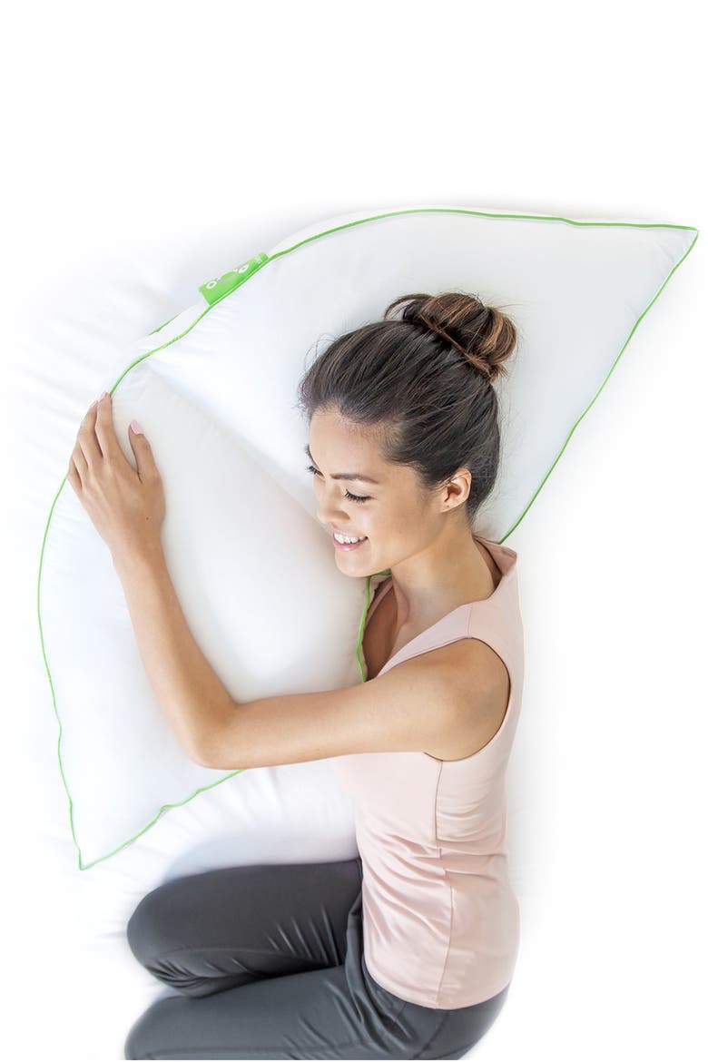 Sleep Yoga Side Sleeper Pillow, Alternate, color, WHITE