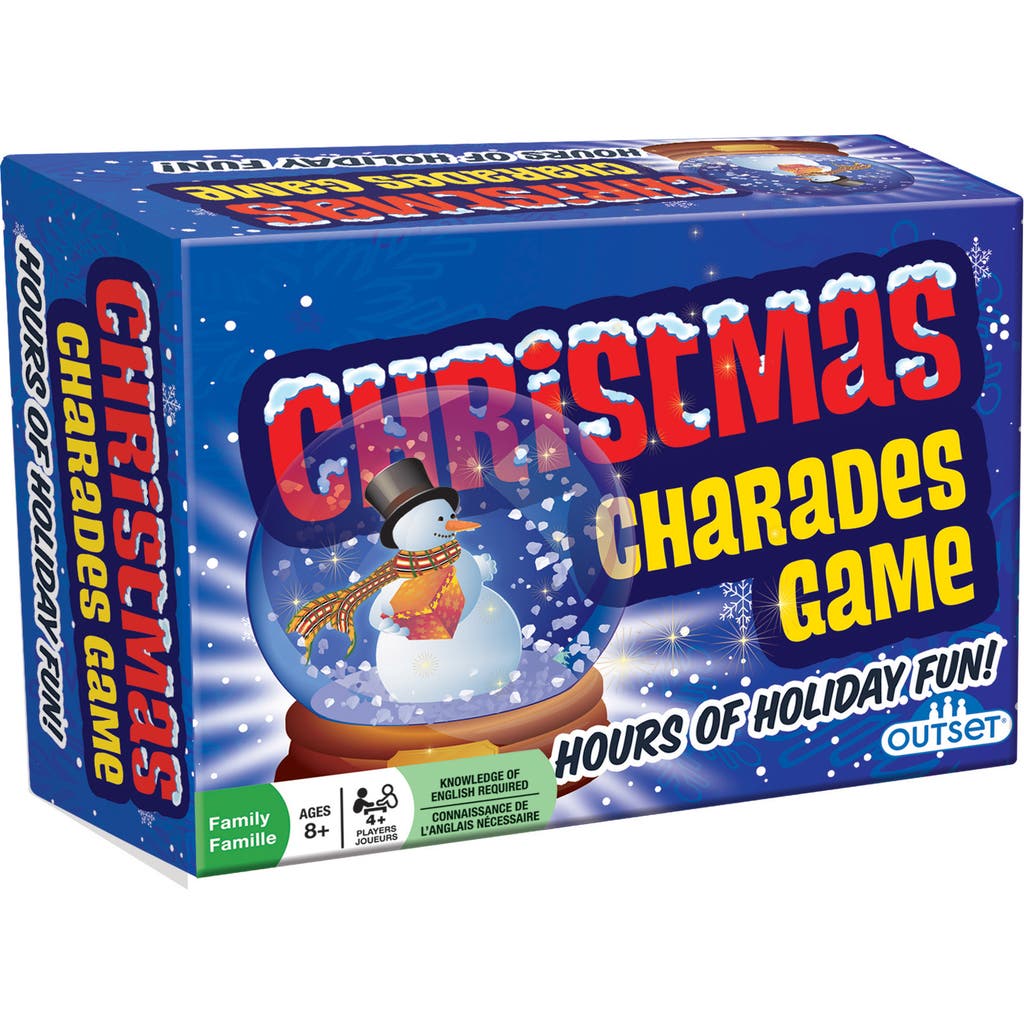 Outset Media Christmas Charades Game Holiday Family & Childrens Game in Multicolored