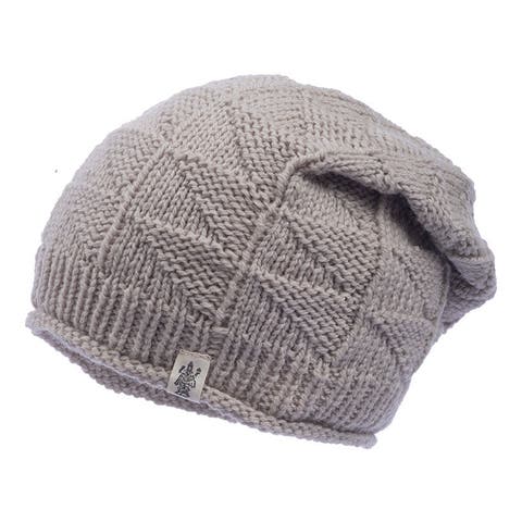 Hand Knit Wave Slouch