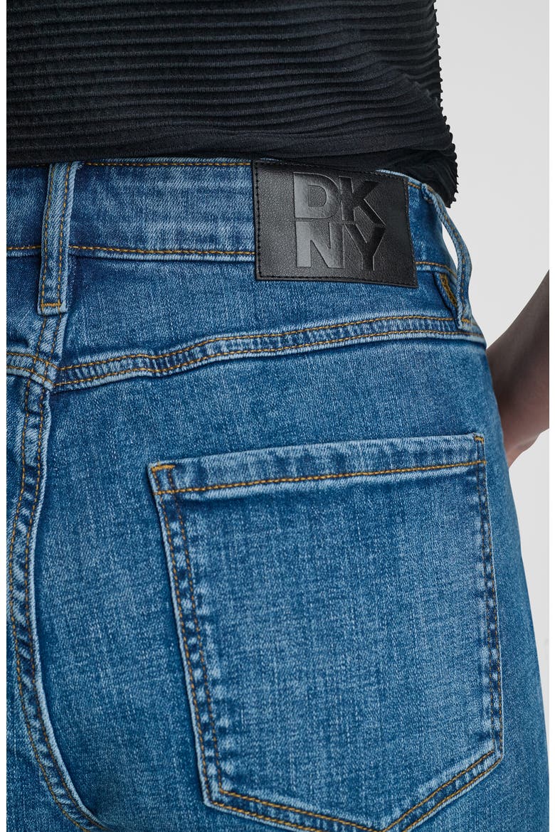 Appliqué Straight Leg Jeans, Alternate, color, TRIBECA WASH