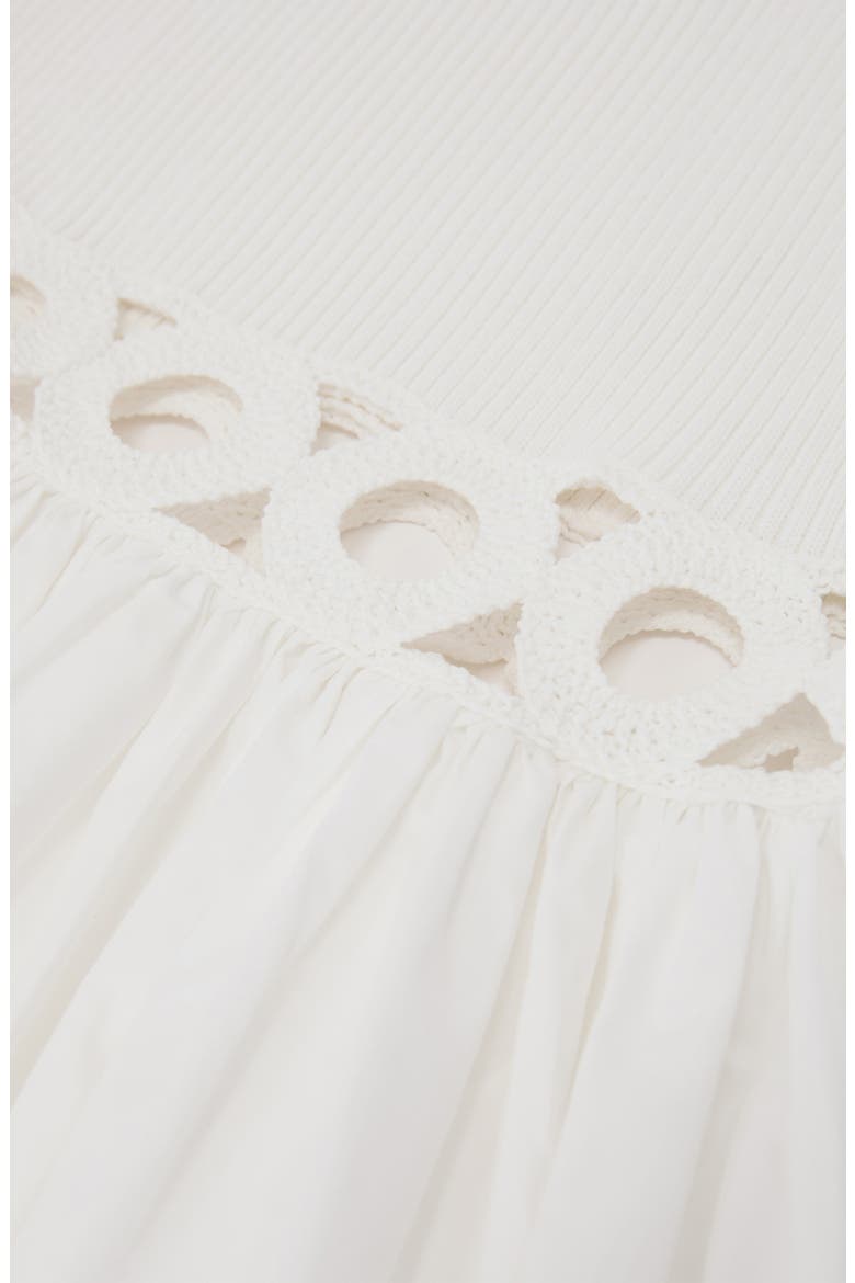 Rita Cutout Midi Dress, Alternate, color, IVORY