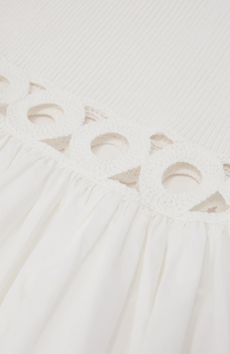 Reiss Rita Cutout Midi Dress, Alternate, color, Ivory