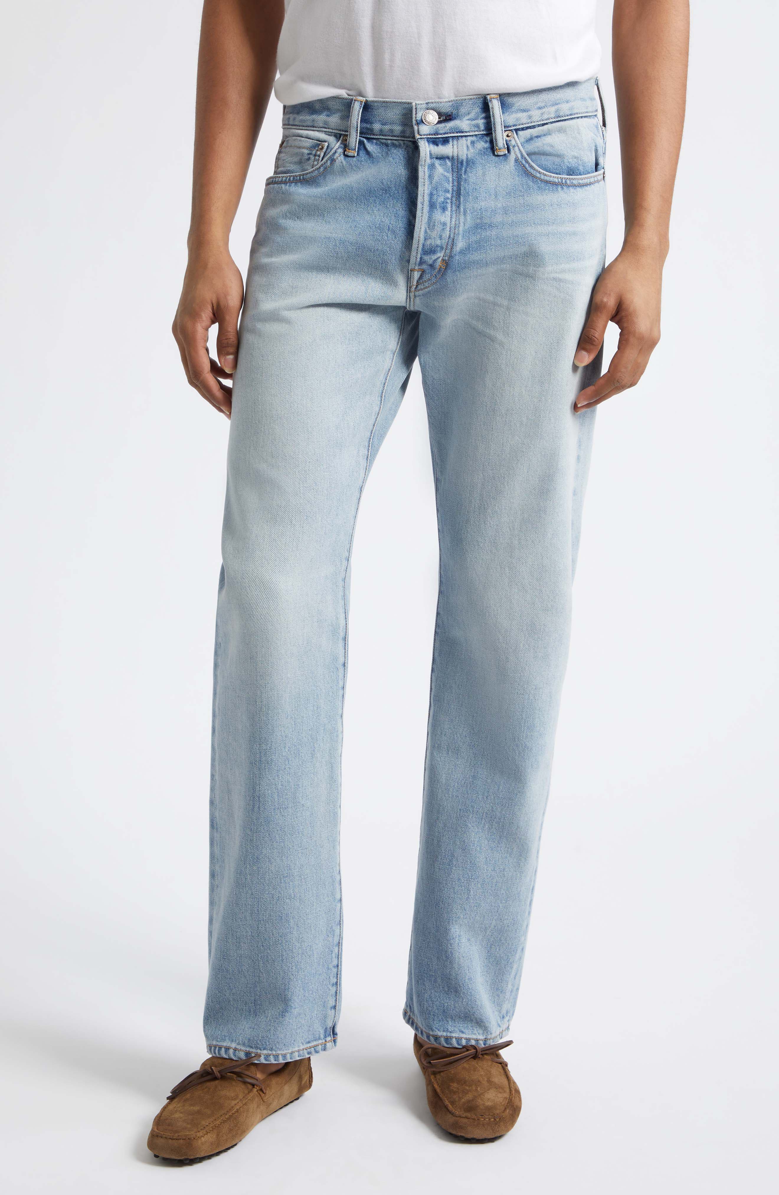 selected PALE BLUE DENIM