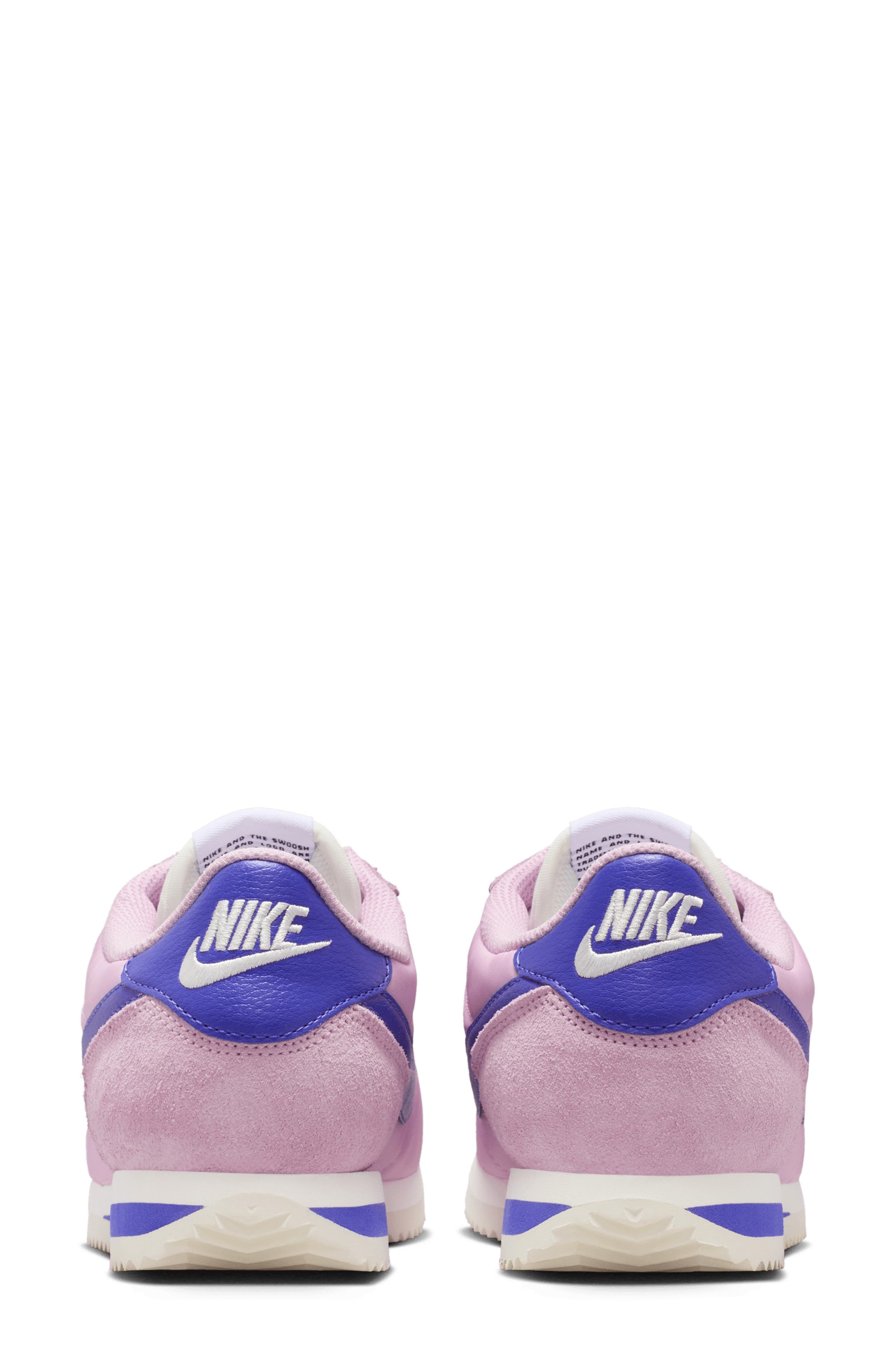 Cortez TXT Sneaker, Alternate, color, LIGHT PINK/ SAIL/ BLUE