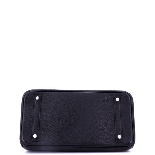 Pre-owned Hermes Hermes Birkin Handbag Black Togo With Palladium Hardware 30 In Black