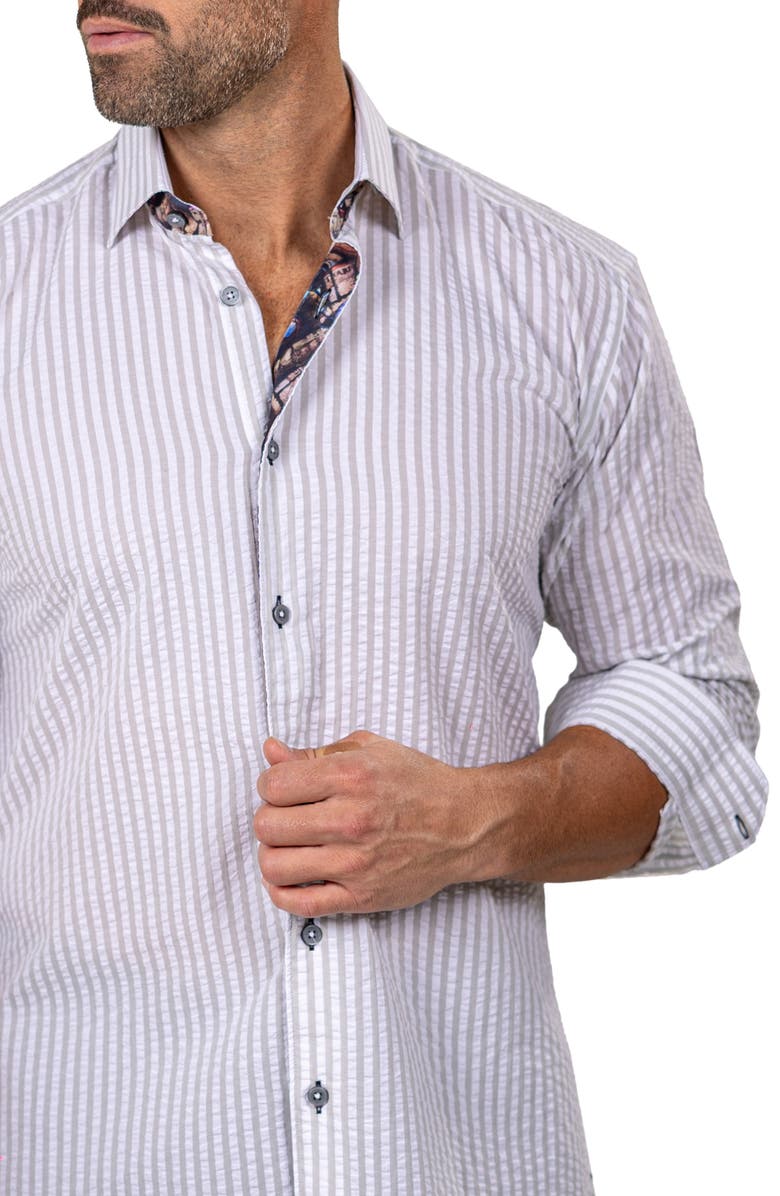Maceoo Fibonacci Marthy Contemporary Fit Button-Up Shirt, Alternate, color, 