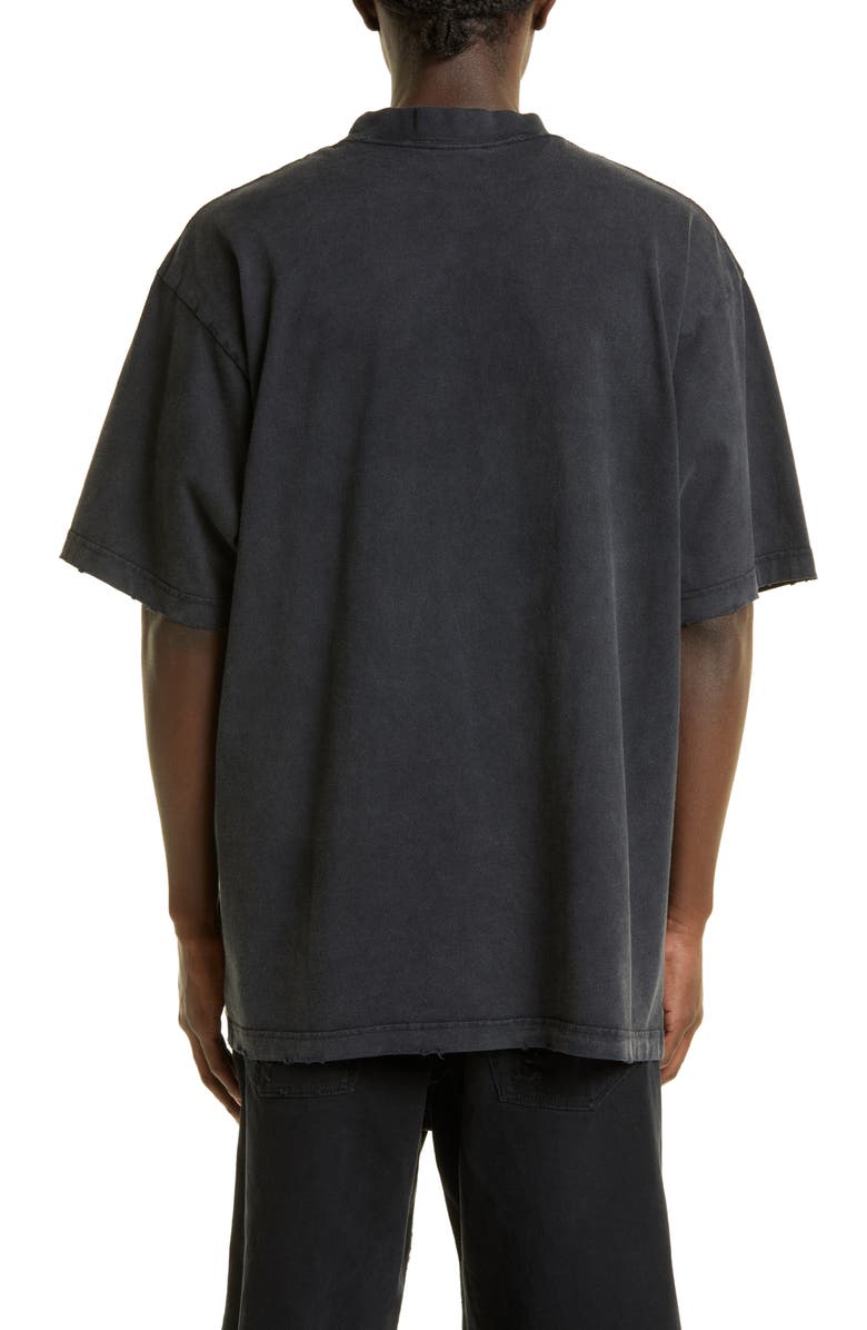 Balenciaga DIY College Logo Cotton Graphic T-Shirt, Alternate, color, 