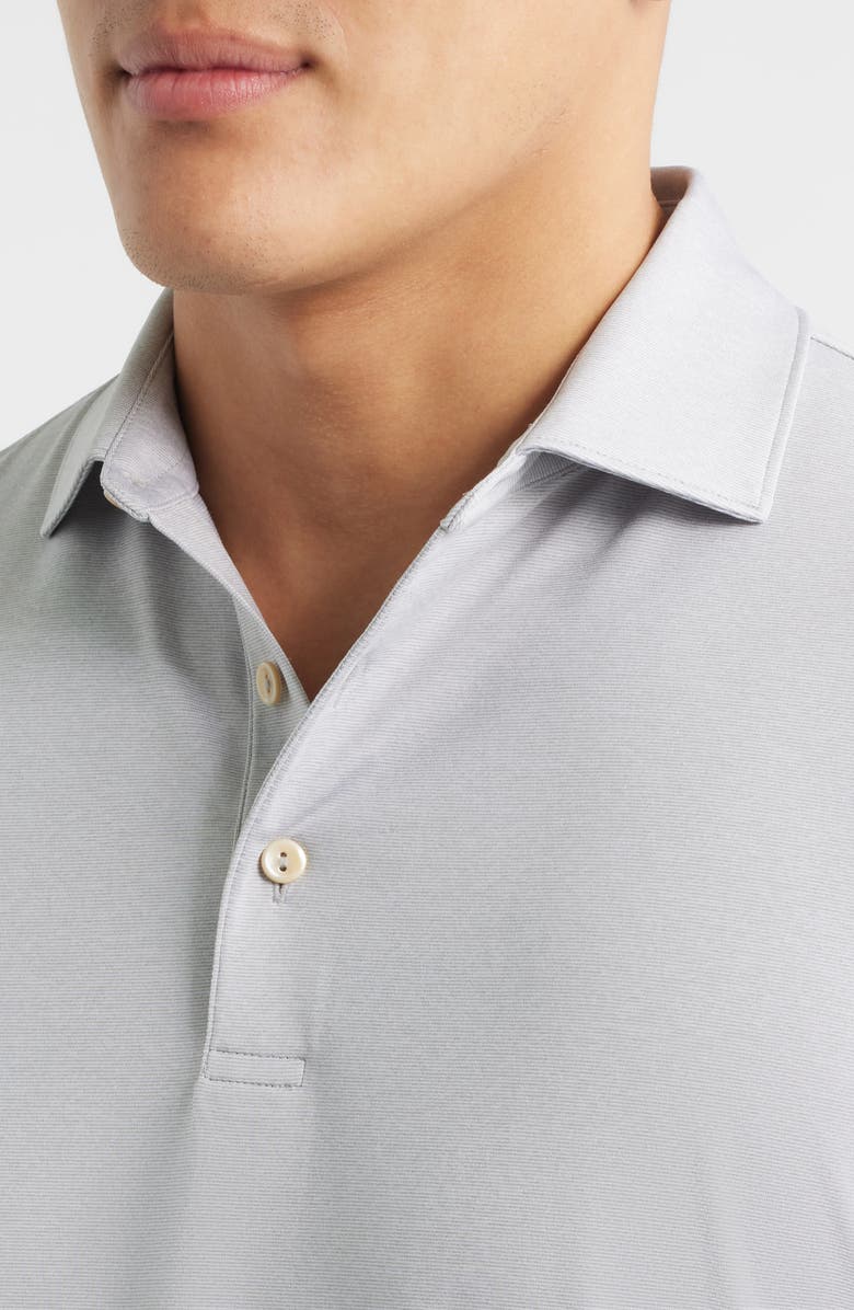 Peter Millar Holden Performance Jersey Polo, Alternate, color, Gale Grey
