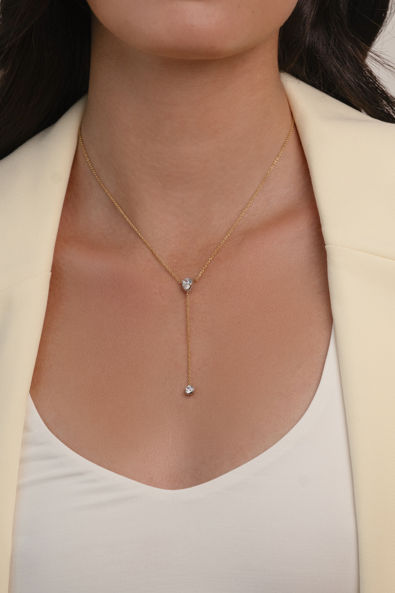 Mayfair Lariat Necklace, Alternate, color, Gold