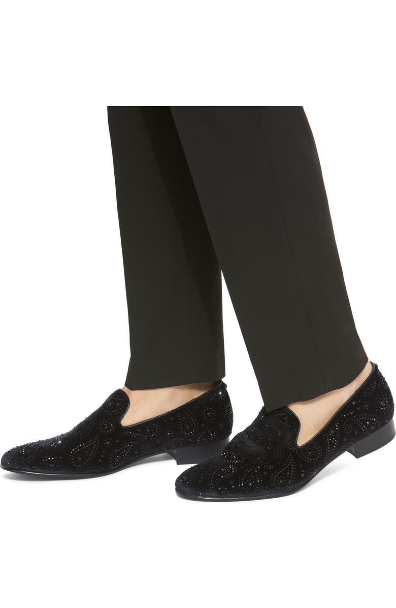 Kurt Geiger London Ace Crystal Loafer, Alternate, color, Black