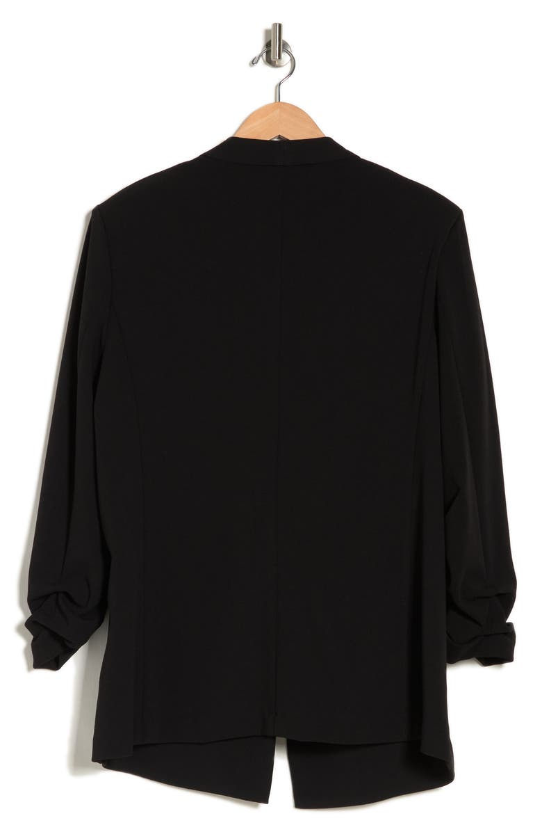 T Tahari Collarless Open Front Blazer, Alternate, color,