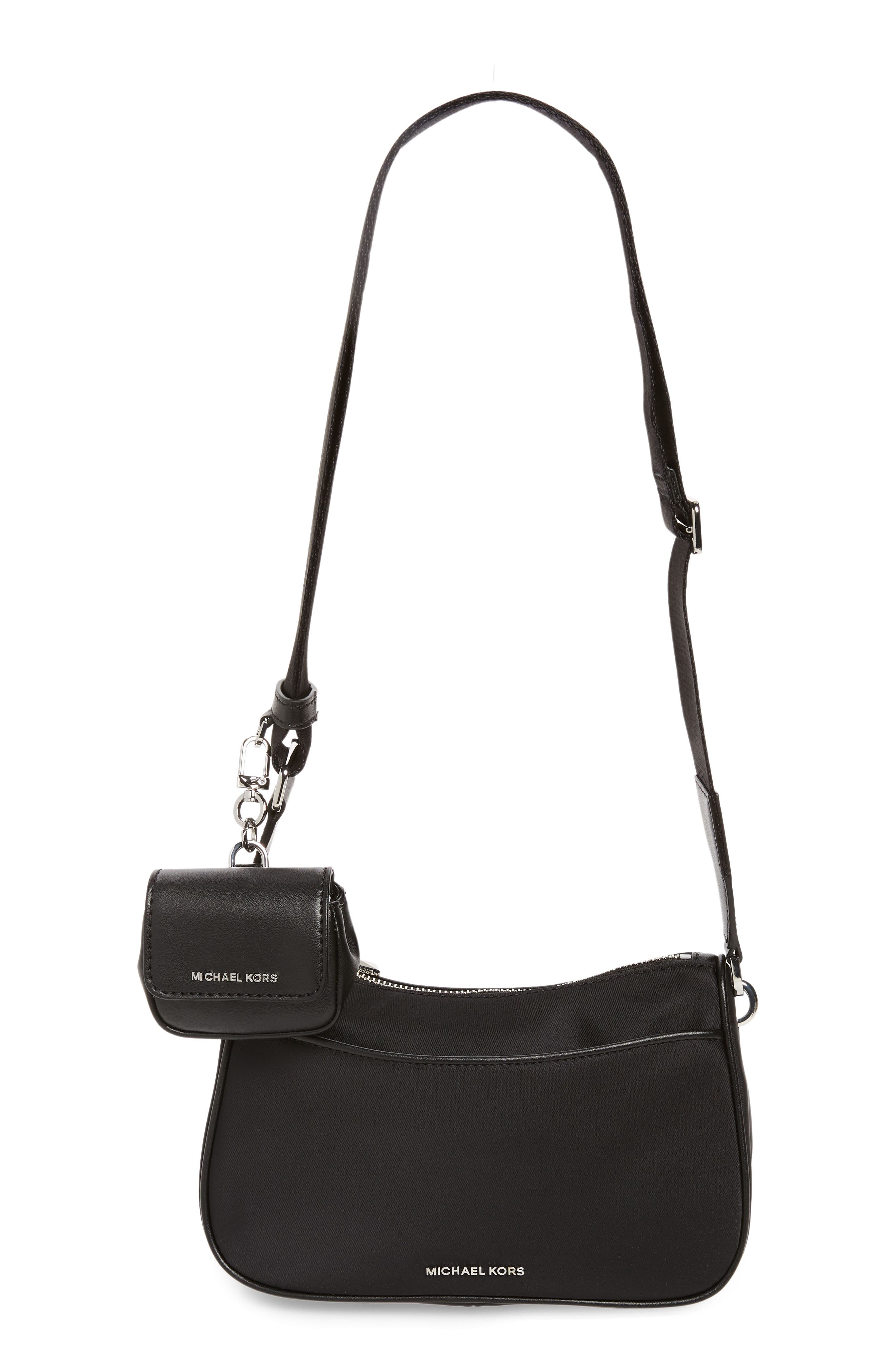 MICHAEL Michael Kors Jet Set Medium Nylon Crossbody Bag, Main, color, 