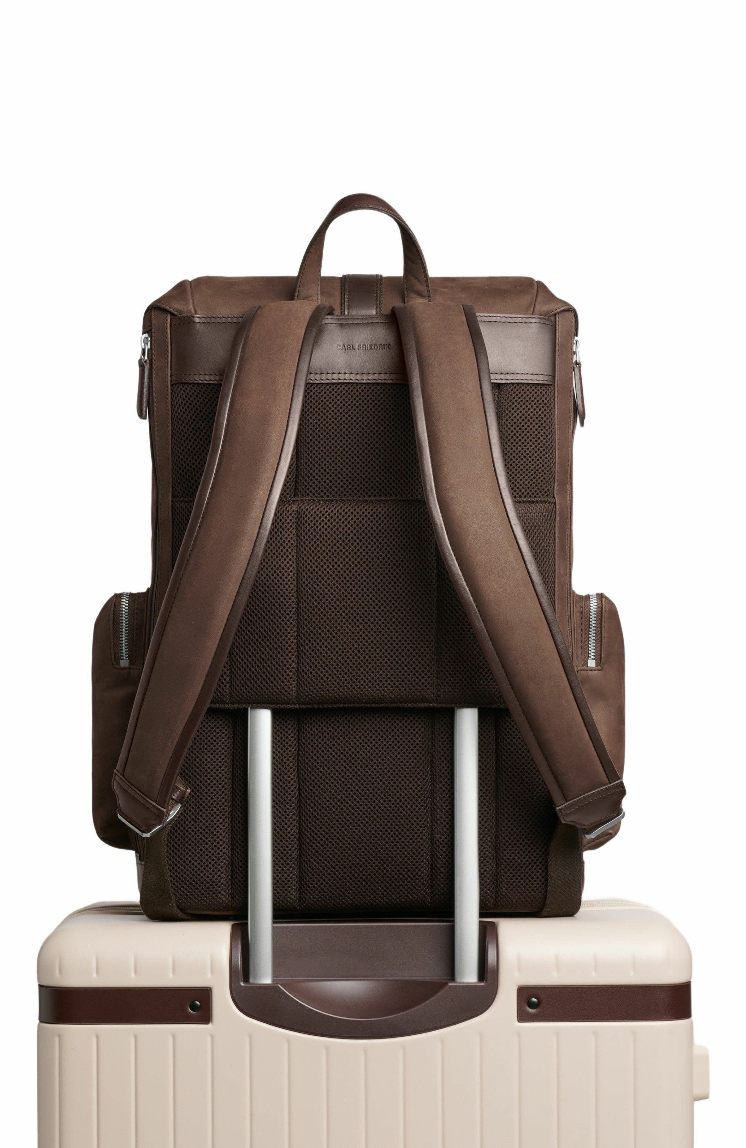 Carl Friedrik Traverse Backpack, Alternate, color, Chocolate
