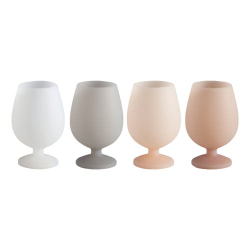 Porter Green Stemm | Silicone Unbreakable Wine Glasses In Multi