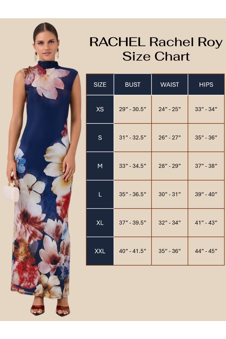 Coco Mock Neck Mesh Midi Dress, Alternate, color, Blue Floral