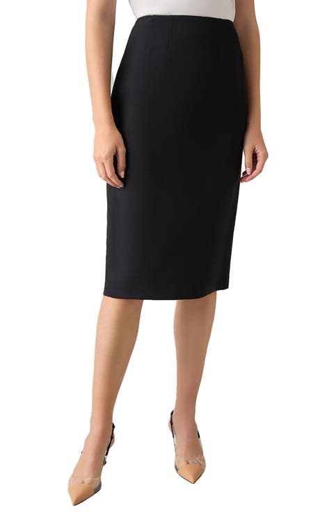 KASPER Classic Below Knee Length Skirt (Regular & Petite)