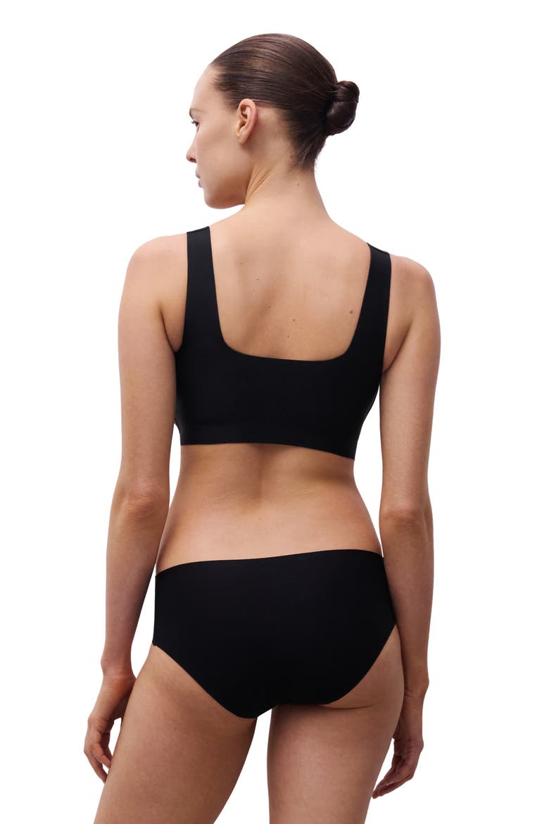 Softstretch Power Scoop Neck Bralette, Alternate, color, BLACK