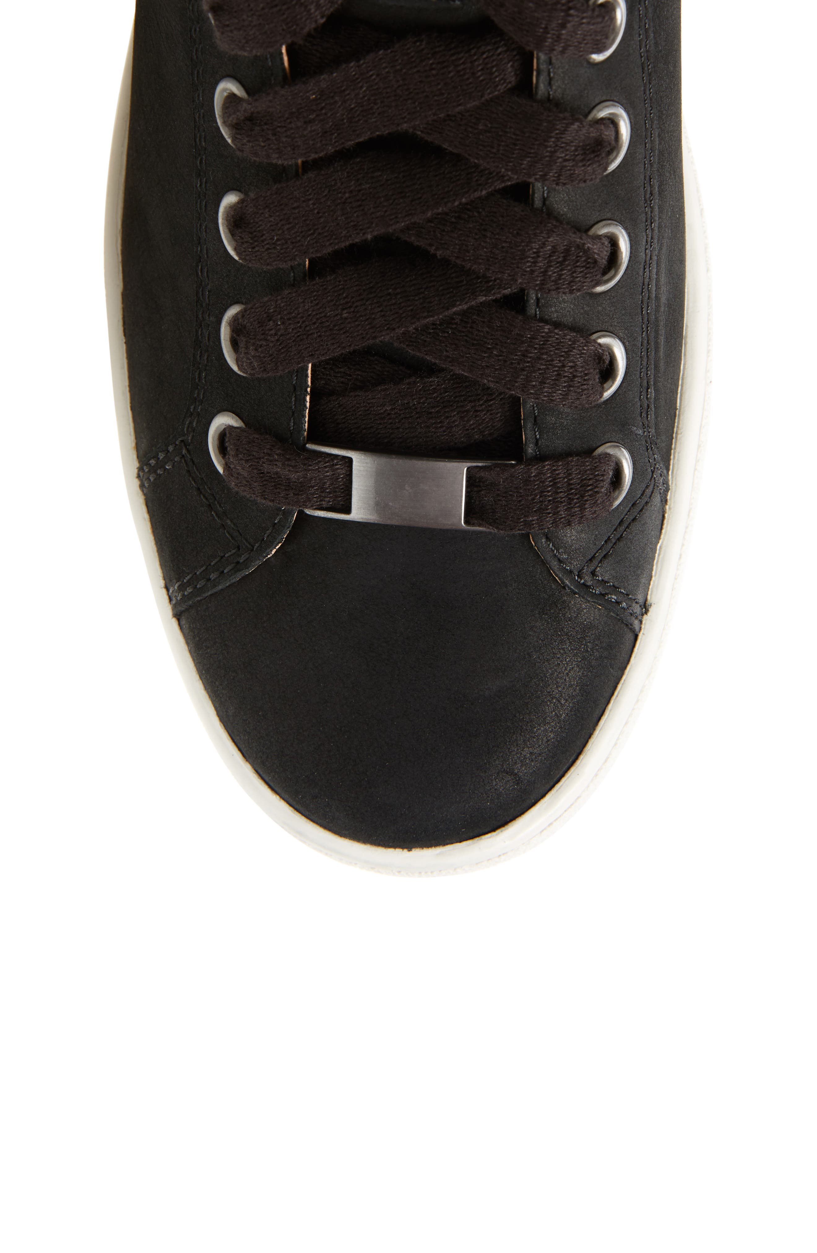 Starlyn Genuine Shearling Lined Boot, Alternate, color, BLACK LEATHER