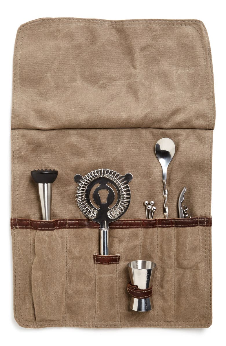HENLEY BRANDS Folding Barware Set, Main, color, 