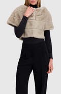 Lyla Grant Fur-Free Mink (Faux Fur) Capelet