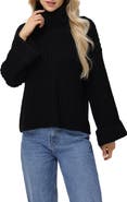 525 america Vida Bell Sleeve Turtleneck Sweater