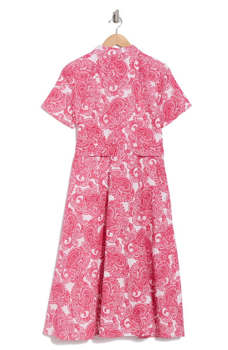 Tommy Hilfiger Paisley Cotton Midi Shirtdress, Alternate, color, 